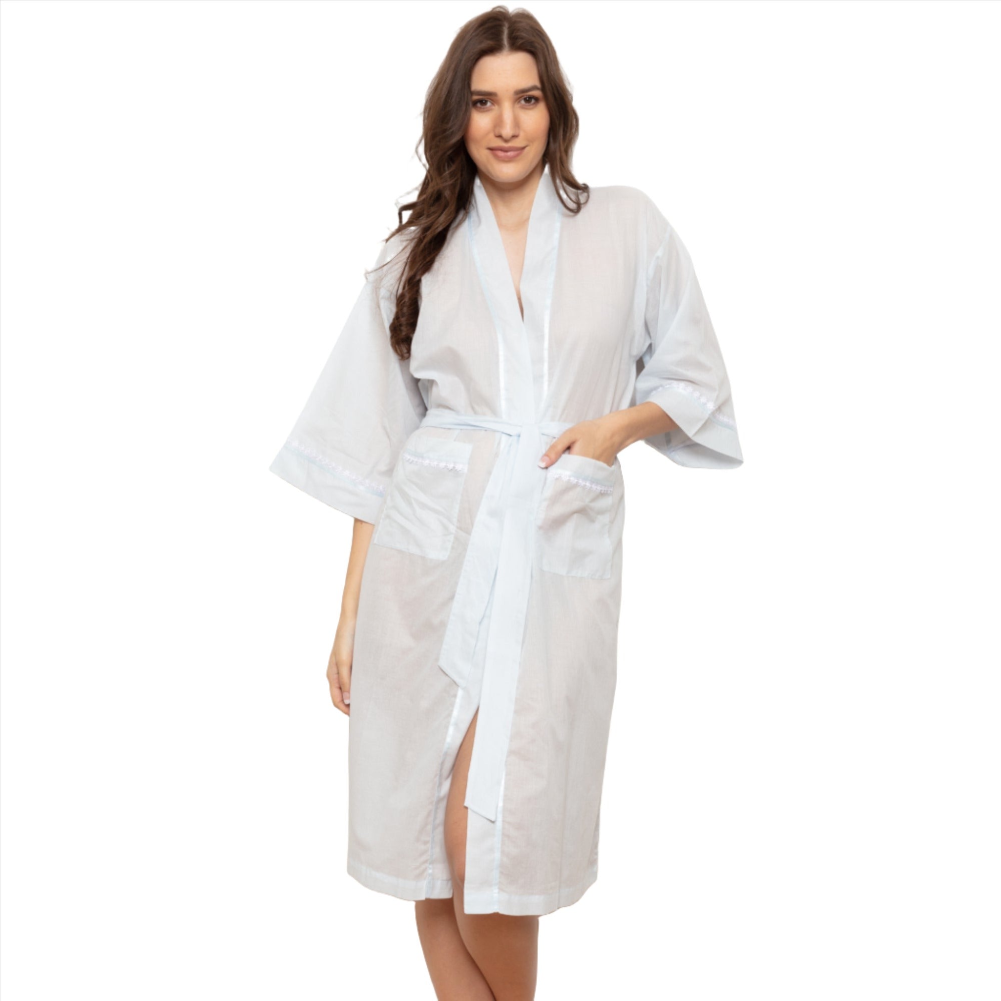 Cottonreal Women's RAMONES Deluxe Co Voile Kimono Wrapovers Cottonreal Women's RAMONES Deluxe Co Voile Kimono Wrapovers