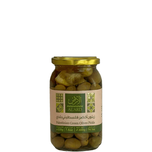 Green Olives in glass 400g