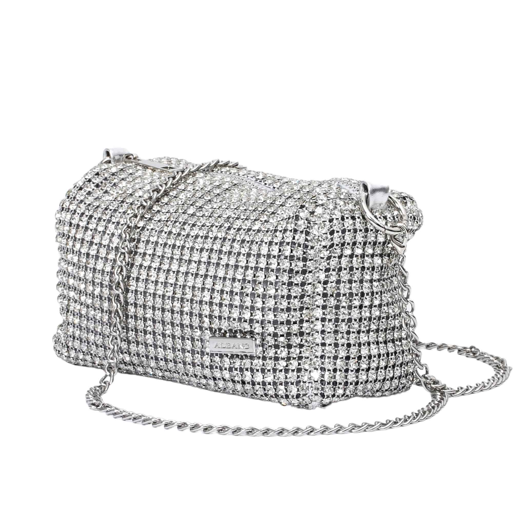 Albano Women's Black Clutch Bag Albano Women's Black Clutch Bag