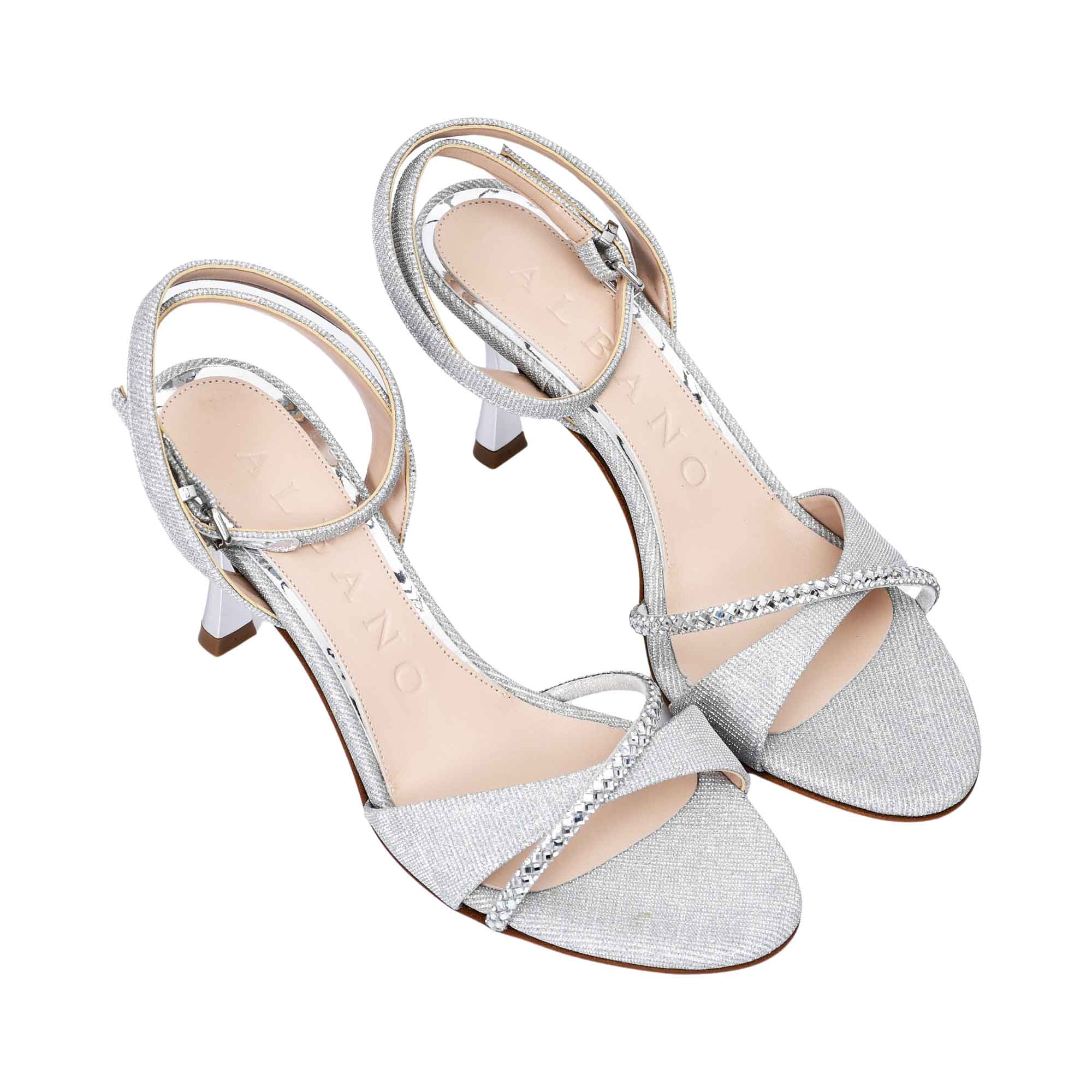 Albano Women's Glitter Ankle-Strap Sandal Albano Women's Glitter Ankle-Strap Sandal