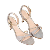 Albano Women's Glitter Ankle-Strap Sandal Albano Women's Glitter Ankle-Strap Sandal