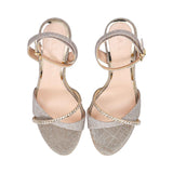 Albano Women's Glitter Ankle-Strap Sandal Albano Women's Glitter Ankle-Strap Sandal