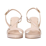 Albano Women's Nude Patent Leather Strappy Sandal Albano Women's Nude Patent Leather Strappy Sandal