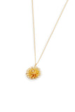 Les Nereides Fine Pendant Necklace With Gold Dandelion Les Nereides Fine Pendant Necklace With Gold Dandelion