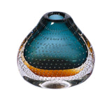 Casa Blu Clear With Light Green And Dark Green Decoration Vase Casa Blu Clear With Light Green And Dark Green Decoration Vase