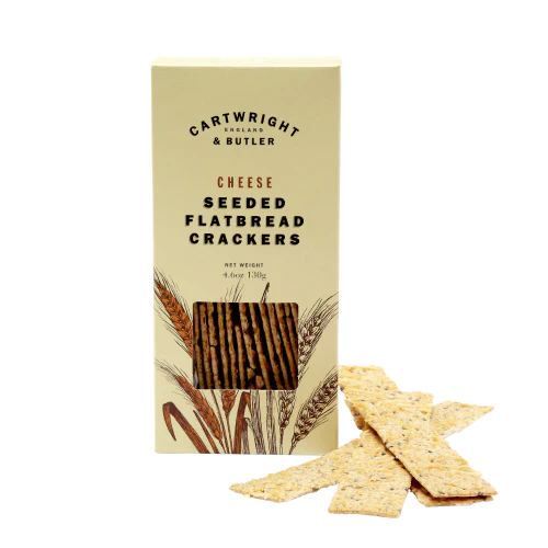 Cartwright & Butler Cheese Seeded Flatbread 130g Cartwright & Butler Cheese Seeded Flatbread 130g