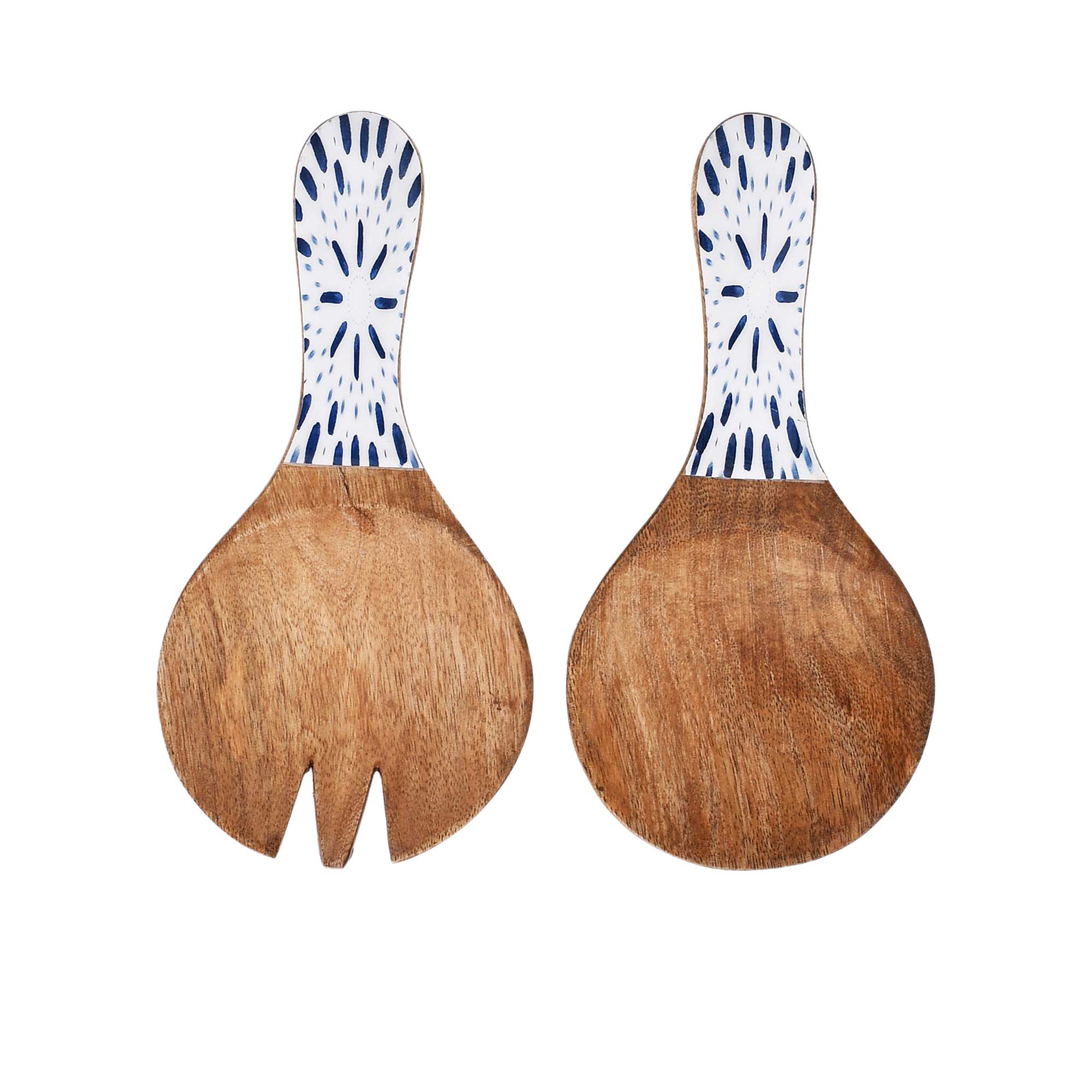 Van Deurs Danmark Servers Short Mango Bluestar Set Of 2 Van Deurs Danmark Servers Short Mango Bluestar Set Of 2