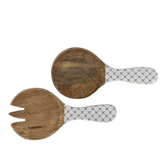 Van Deurs Danmark Servers Short Mango New diamond Set Of 2