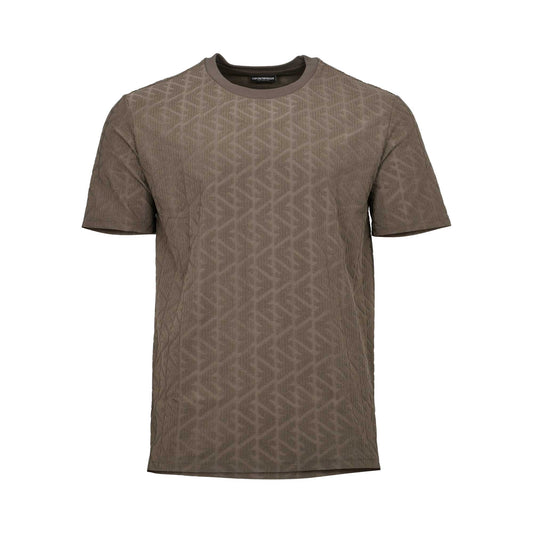 Emporio Armani Men's Walnut Textured T-Shirt