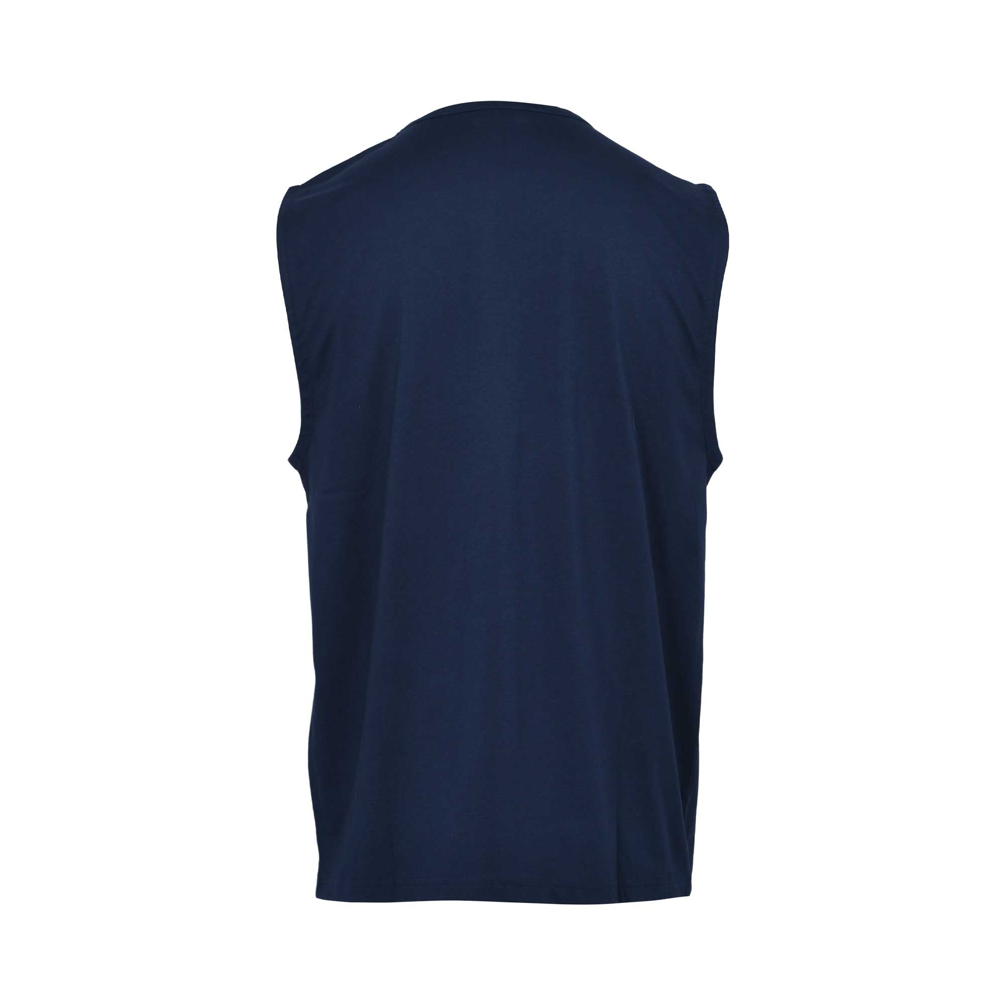 Emporio Armani Men's Logo Sleeveless T-Shirt - (Available in White & Timber) Emporio Armani Men's Logo Sleeveless T-Shirt - (Available in White & Timber)