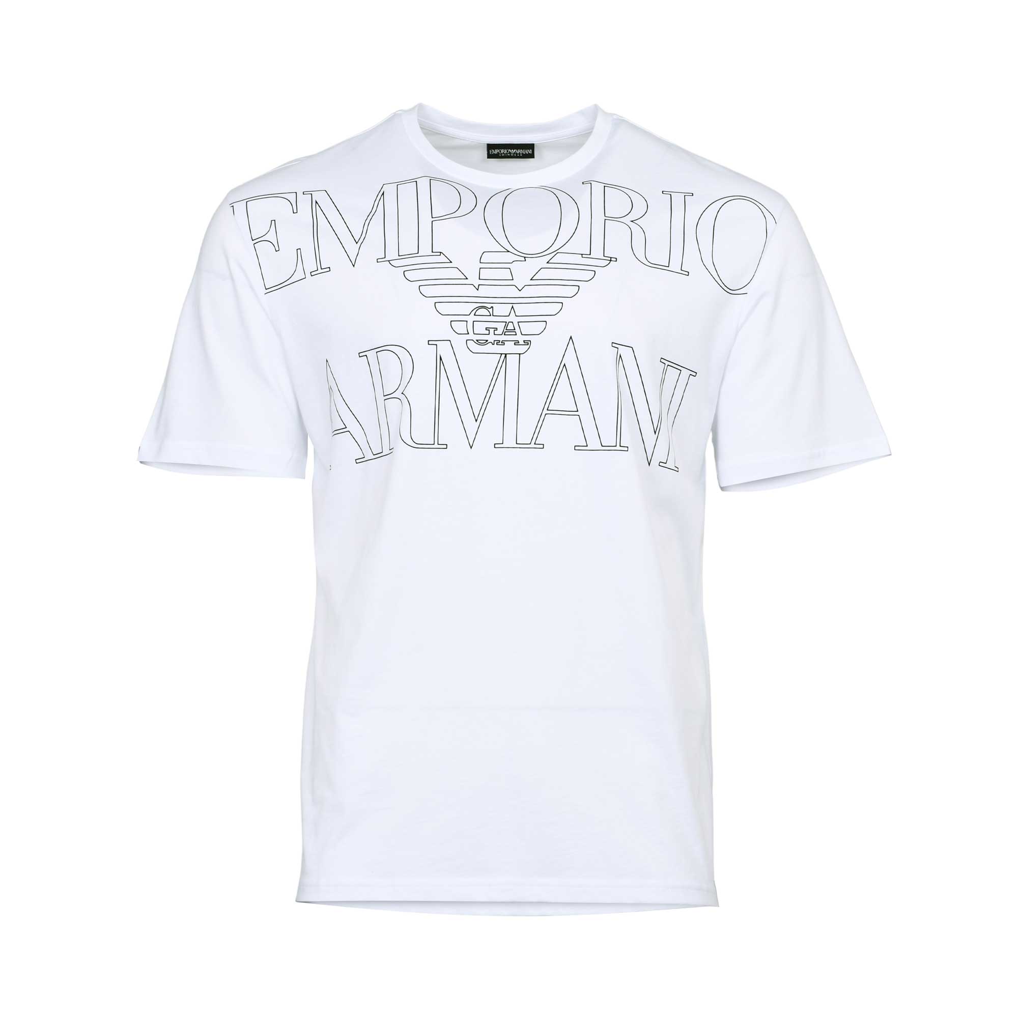 Emporio Armani Men's Black Logo T-Shirt Emporio Armani Men's Black Logo T-Shirt