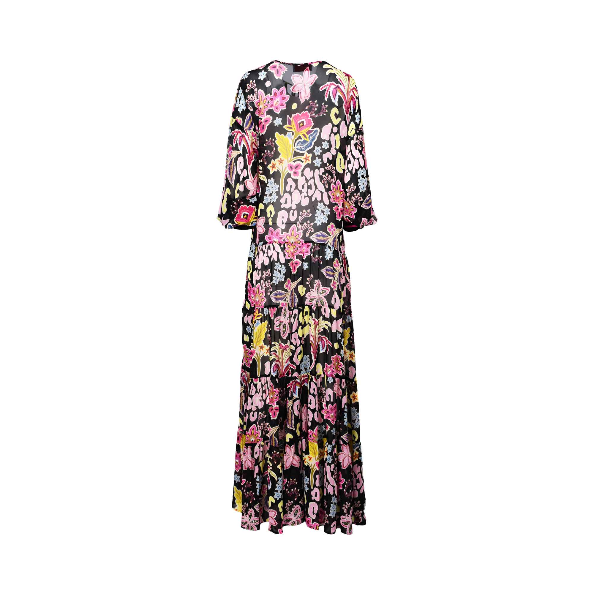 Ermanno Firenze Women's Multicolor Long Dress Ermanno Firenze Women's Multicolor Long Dress