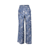 Eleventy Women's Floral Embroidered Trouser Eleventy Women's Floral Embroidered Trouser
