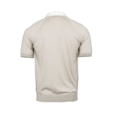 Gran Sasso Men's Knitted Tennis Polo Shirt with Contrast Collar Gran Sasso Men's Knitted Tennis Polo Shirt with Contrast Collar