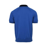 Gran Sasso Men's Knitted Tennis Polo Shirt with Contrast Collar Gran Sasso Men's Knitted Tennis Polo Shirt with Contrast Collar