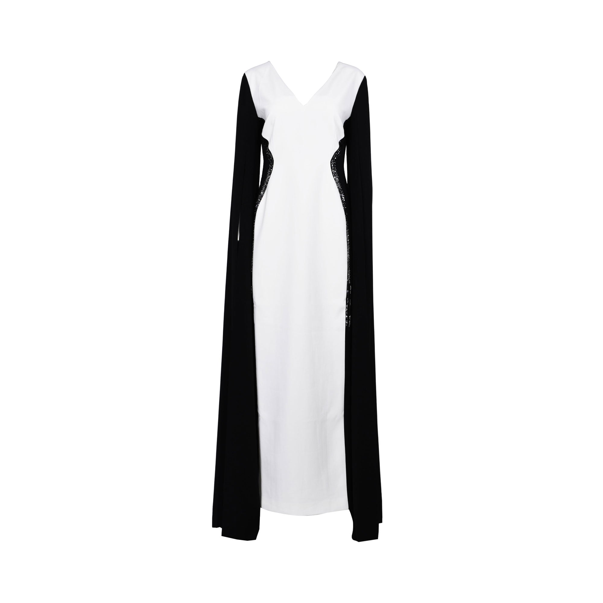 GW Couture Women's Black & White Long Dress GW Couture Women's Black & White Long Dress