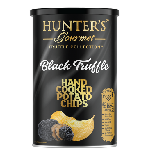 Hunter's Chips Black Truffle 150g in Can