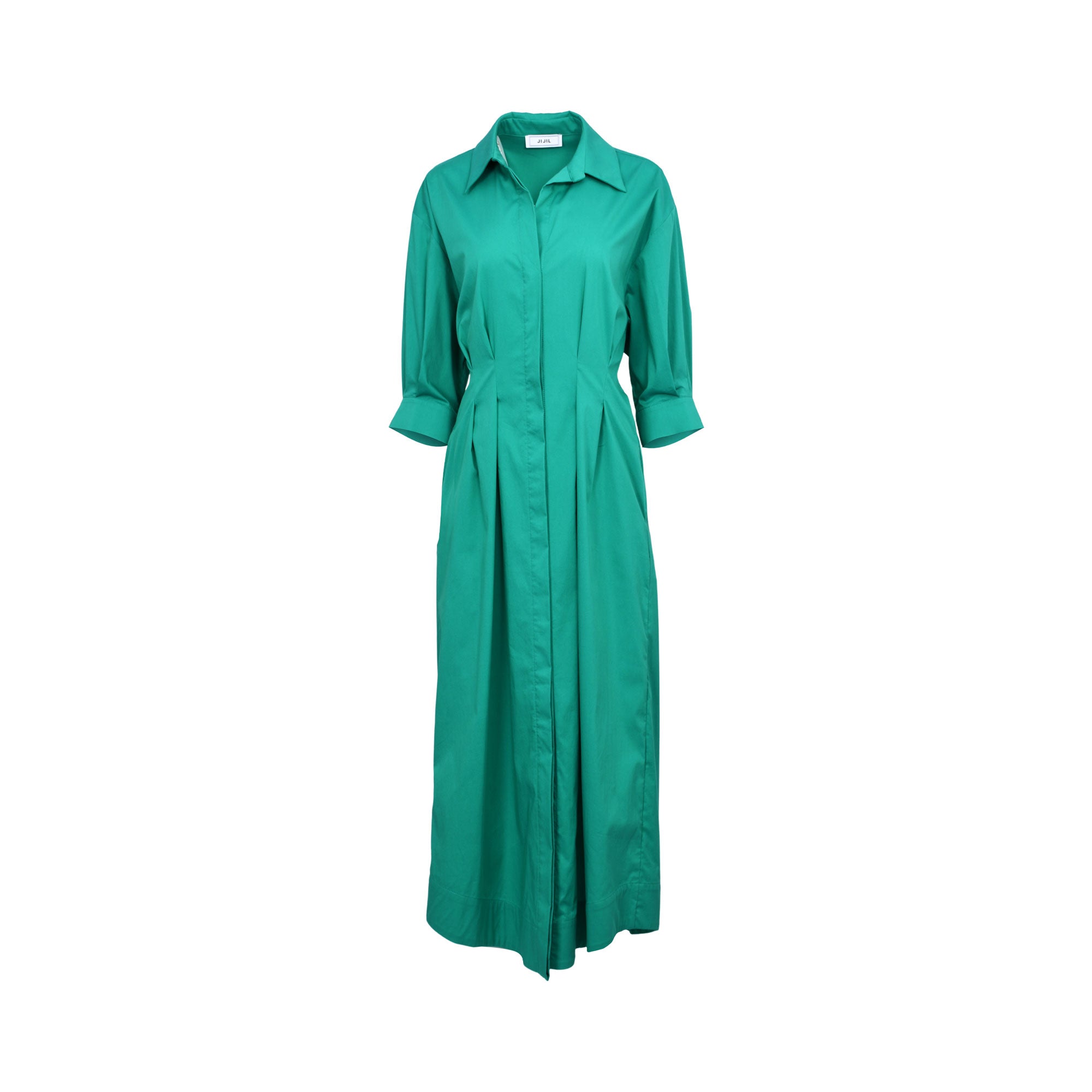 Jijil Women's Casual Green Long Dress Jijil Women's Casual Green Long Dress