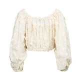 Jijil Women's Beige Top Jijil Women's Beige Top