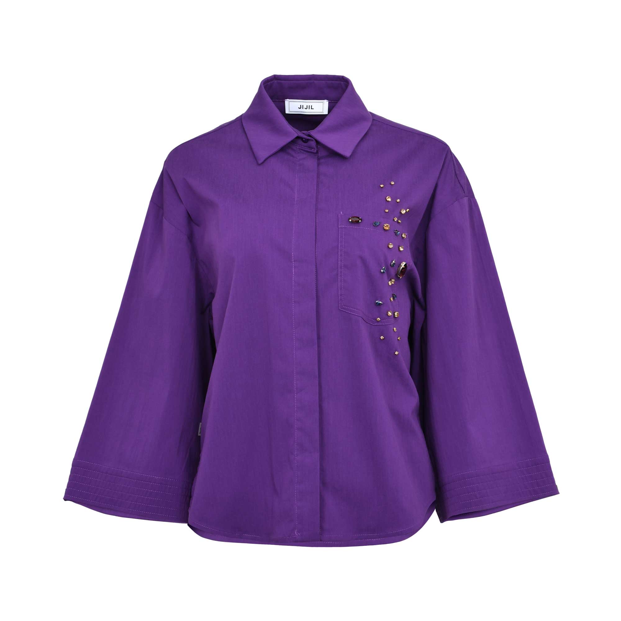 Jijil Women's Purple Blouse Jijil Women's Purple Blouse