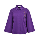 Jijil Women's Purple Blouse Jijil Women's Purple Blouse