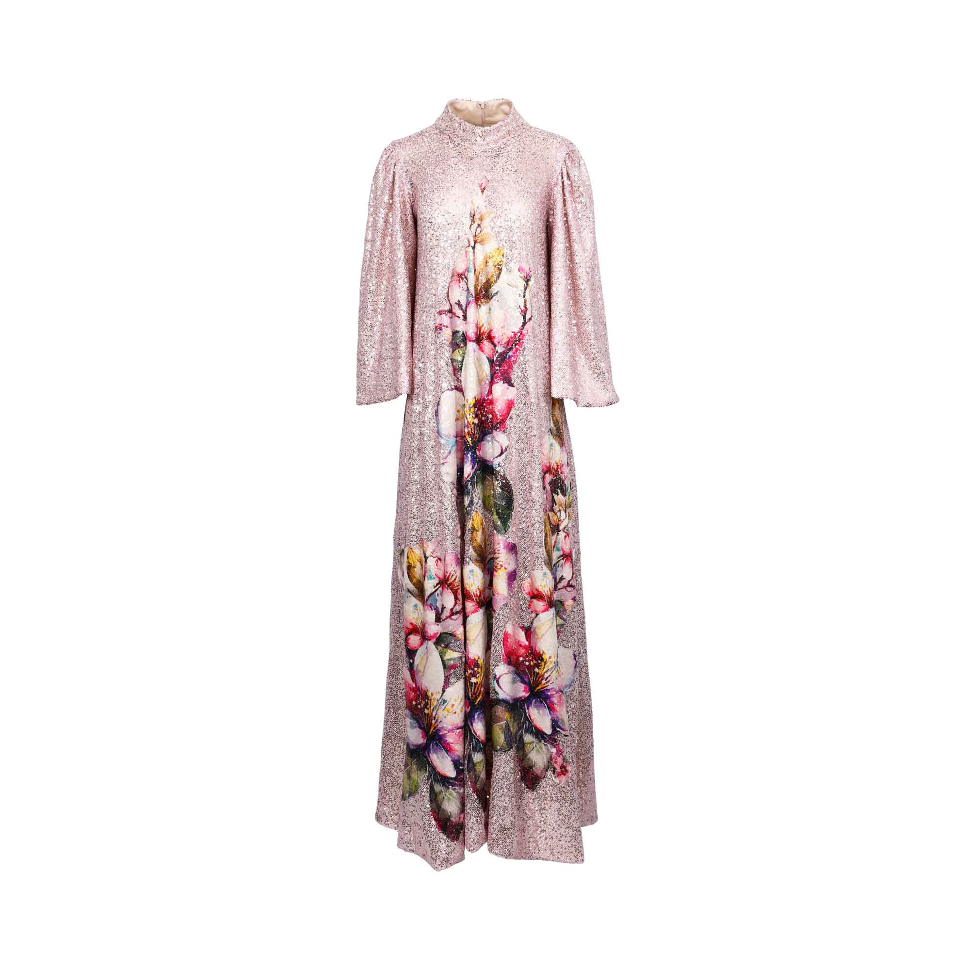 Julytwo Women's Pink Ivory Kaftan Julytwo Women's Pink Ivory Kaftan