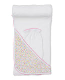 Kissy Kissy Kids New Born Girl's White & Pink Towel Kissy Kissy Kids New Born Girl's White & Pink Towel
