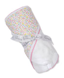 Kissy Kissy Kids New Born Girl's White & Pink Towel Kissy Kissy Kids New Born Girl's White & Pink Towel