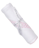 Kissy Kissy Kids New Born Girl's Pink & White Blanket Kissy Kissy Kids New Born Girl's Pink & White Blanket