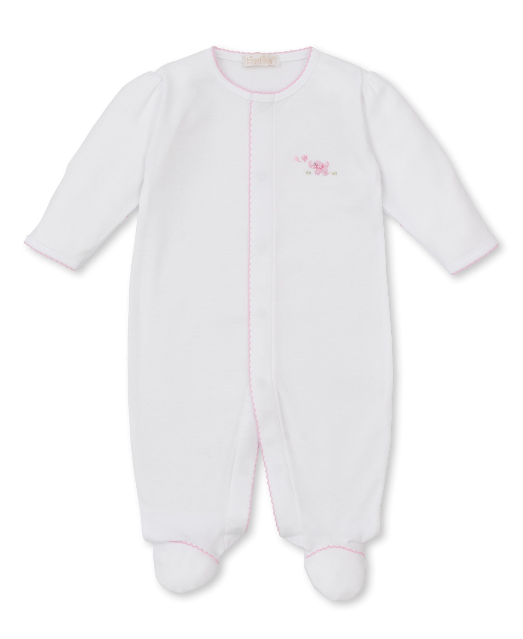 Kissy Kissy Kids New Born Girl's  White & Pink Sleepsuit Set Kissy Kissy Kids New Born Girl's  White & Pink Sleepsuit Set