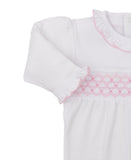 Kissy Kissy Kids New Born Girl's White & Pink Sleepsuit Set Kissy Kissy Kids New Born Girl's White & Pink Sleepsuit Set