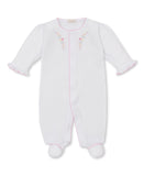 Kissy Kissy Kids New Born Girl's White & Pink Sleepsuit Set Kissy Kissy Kids New Born Girl's White & Pink Sleepsuit Set
