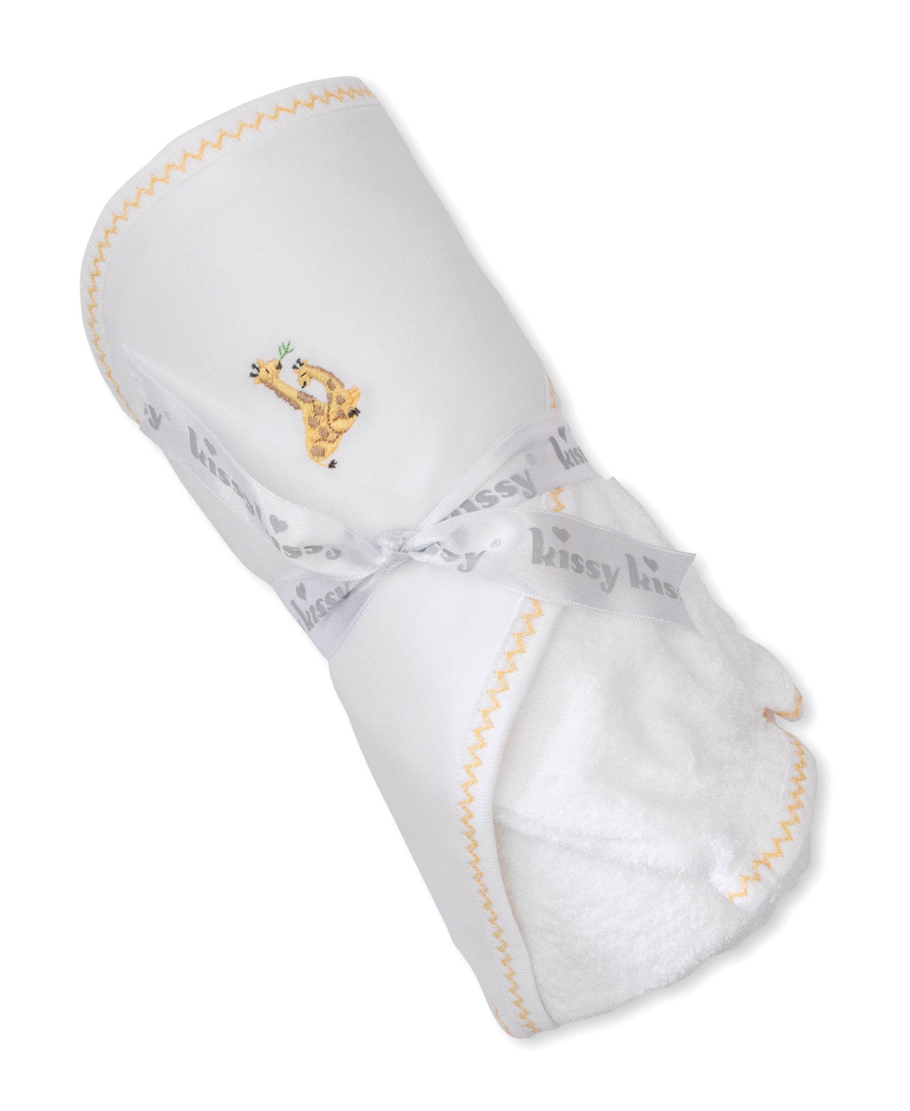 Kissy Kissy Kids New Born Unisex White & Yellow Towel Kissy Kissy Kids New Born Unisex White & Yellow Towel