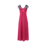 Lea Women's Satin Long Nightdress Lea Women's Satin Long Nightdress