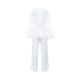 Lea Women's Satin Allover Pyjama Set Lea Women's Satin Allover Pyjama Set