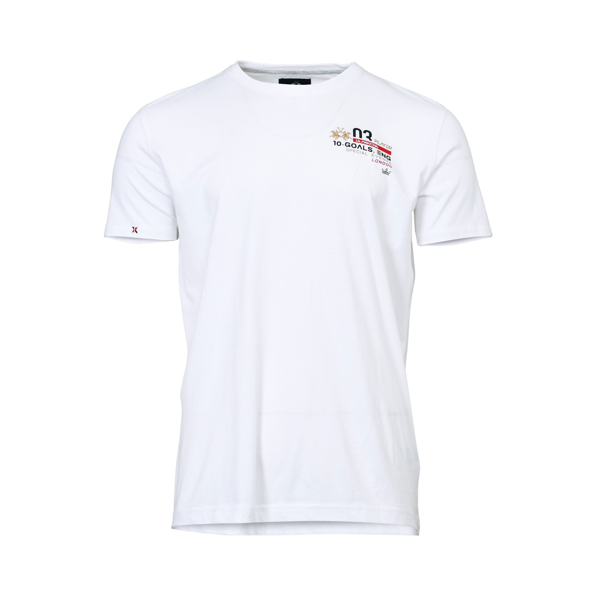 La Martina Men's Optic White T-shirt La Martina Men's Optic White T-shirt
