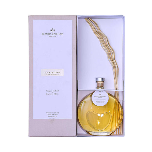 Plantes & Parfums Fragrance Diffuser 500ml Fleur De Coton