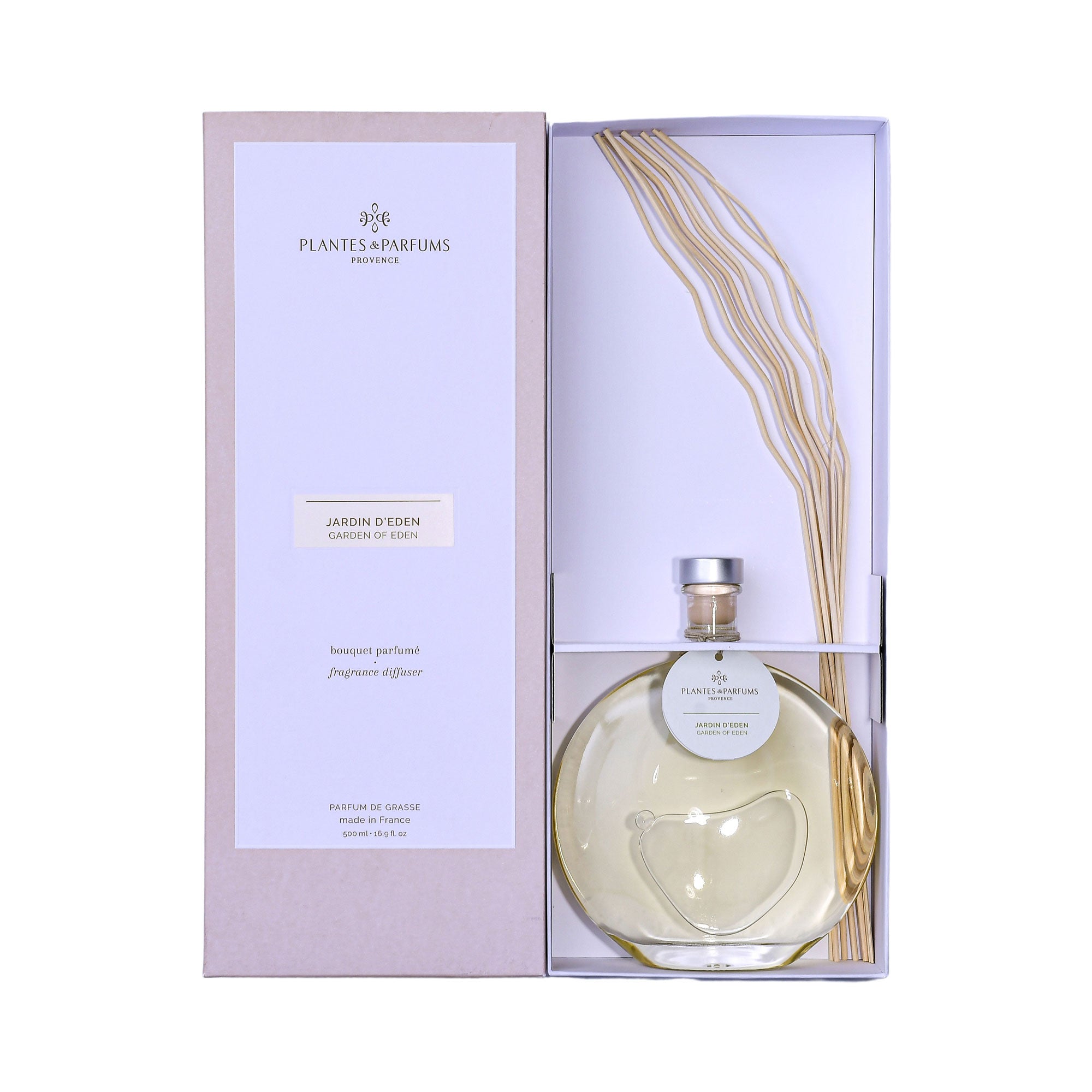 Plantes & Parfums Fragrance Diffuser 500ml Jardin D'Eden Plantes & Parfums Fragrance Diffuser 500ml Jardin D'Eden