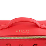 Mosafer Women's Dahlia Coral Pink Cosmetic Bag Mosafer Women's Dahlia Coral Pink Cosmetic Bag