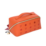 Mosafer Women's Dahlia Orange Cosmetic Bag Mosafer Women's Dahlia Orange Cosmetic Bag