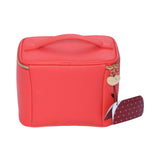 Mosafer Women's Dahlia Coral Pink Cosmetic Bag Mosafer Women's Dahlia Coral Pink Cosmetic Bag