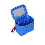Mosafer Women's Dahlia Electric Blue Cosmetic Bag Mosafer Women's Dahlia Electric Blue Cosmetic Bag