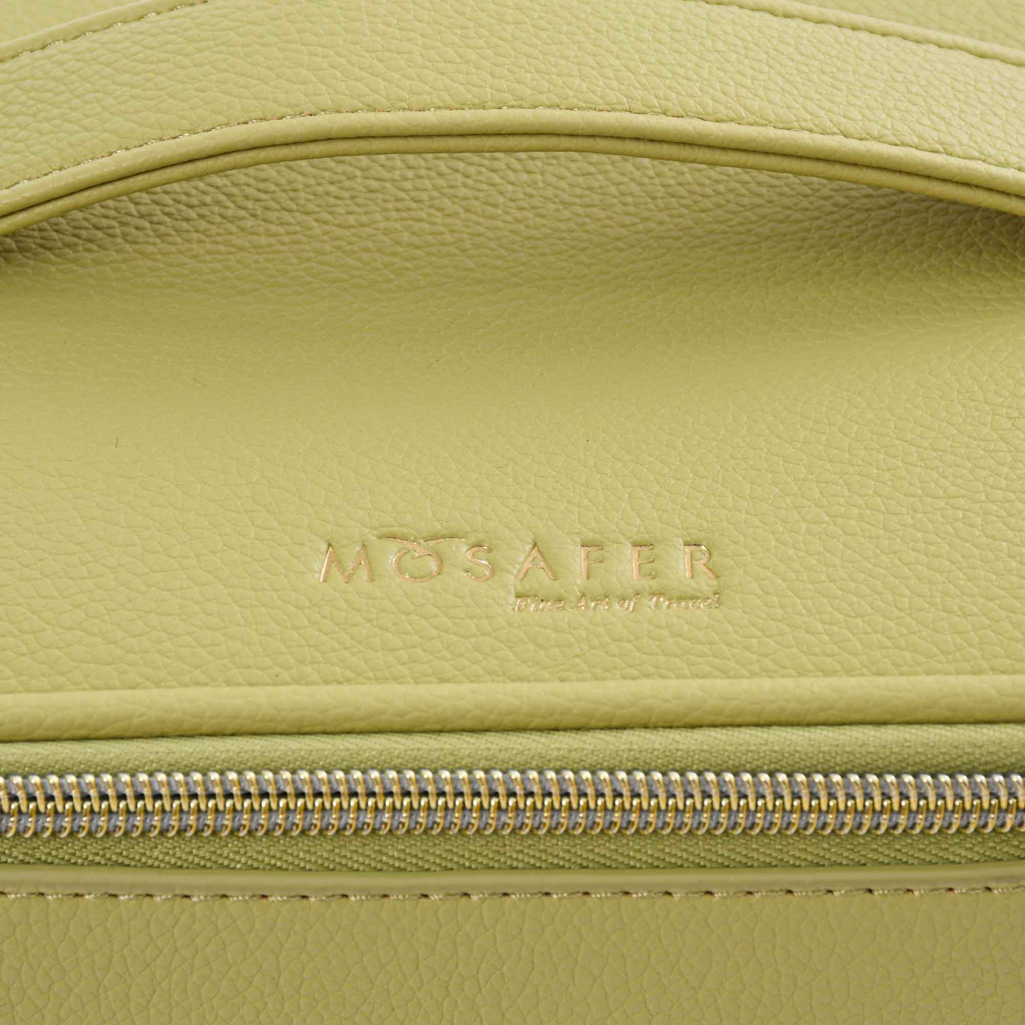 Mosafer Dahlia Women's Light Green Cosmetic Bag Mosafer Dahlia Women's Light Green Cosmetic Bag