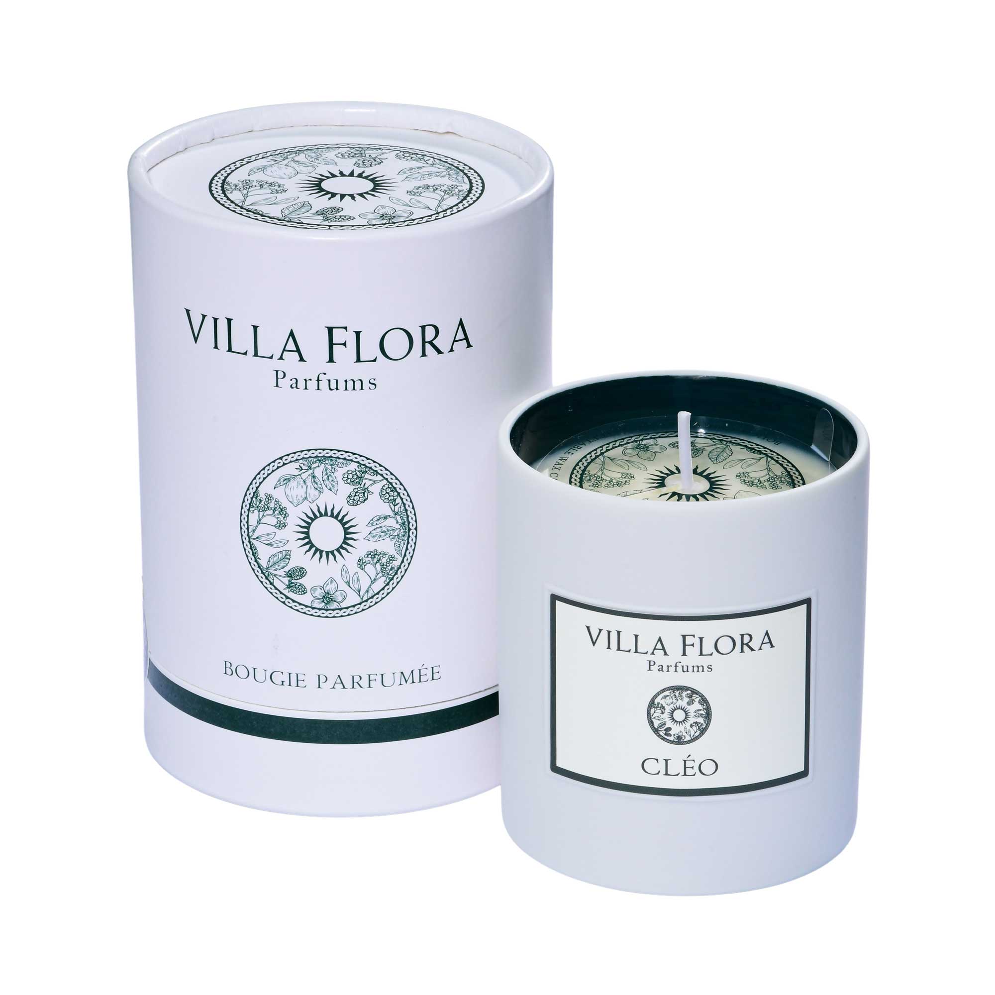 Villa Flora Scented Candle 250g Cleo Villa Flora Scented Candle 250g Cleo