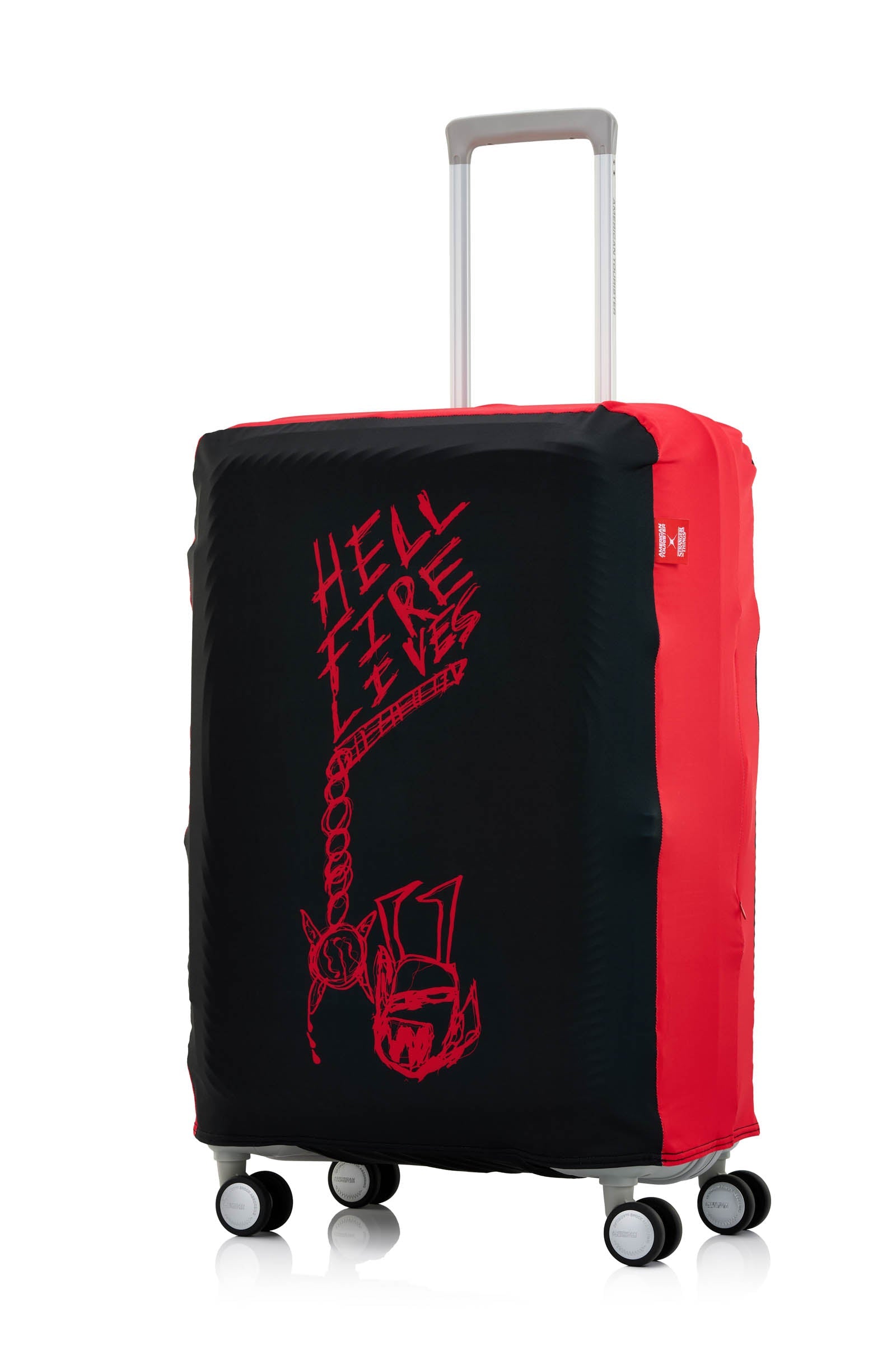 American Tourister Stranger Things Hellfire Club Luggage Cover