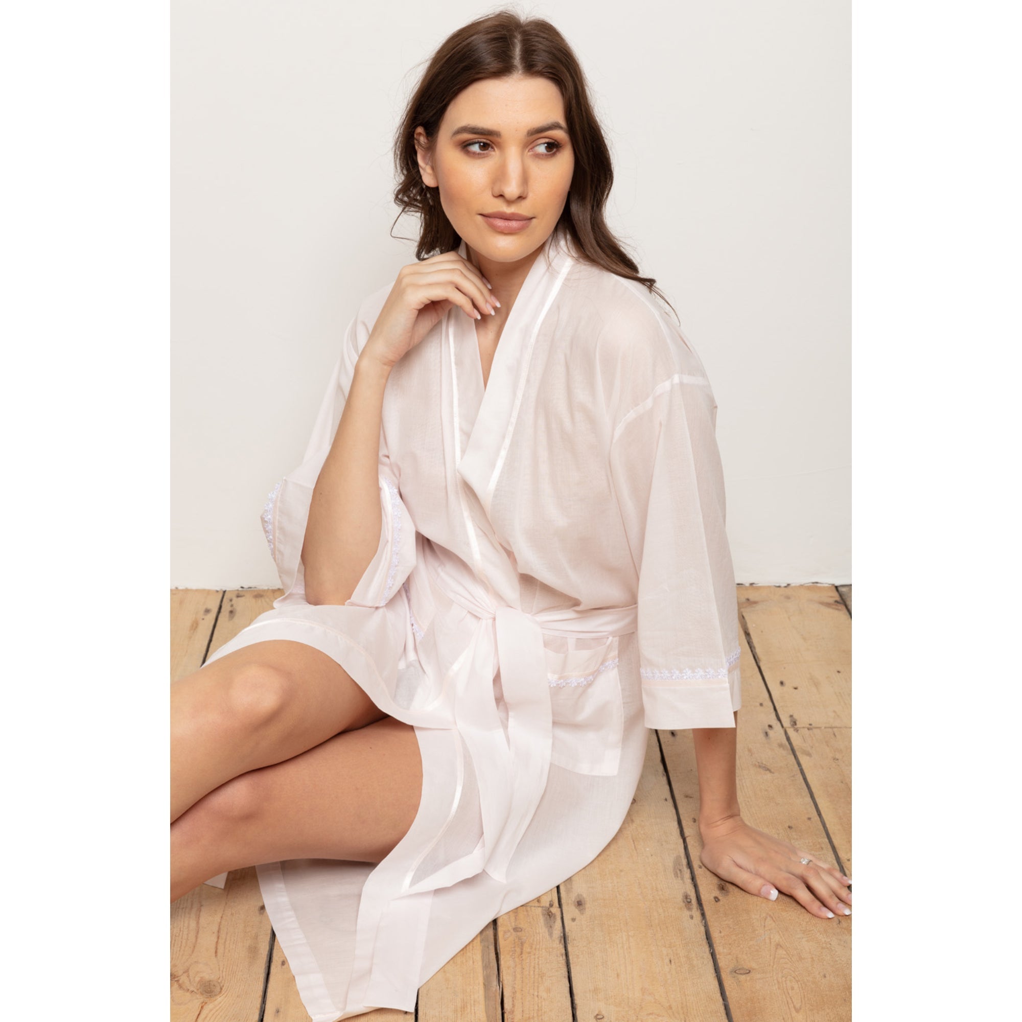 Cottonreal Women's RAMONES Deluxe Co Voile Kimono Wrapovers