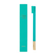 Apriori Slim Turquoise Blue Gold Medium Toothbrush