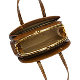 Orlandi Valentino Women's Rhea Embossed Dome Top Handle Hand Bag