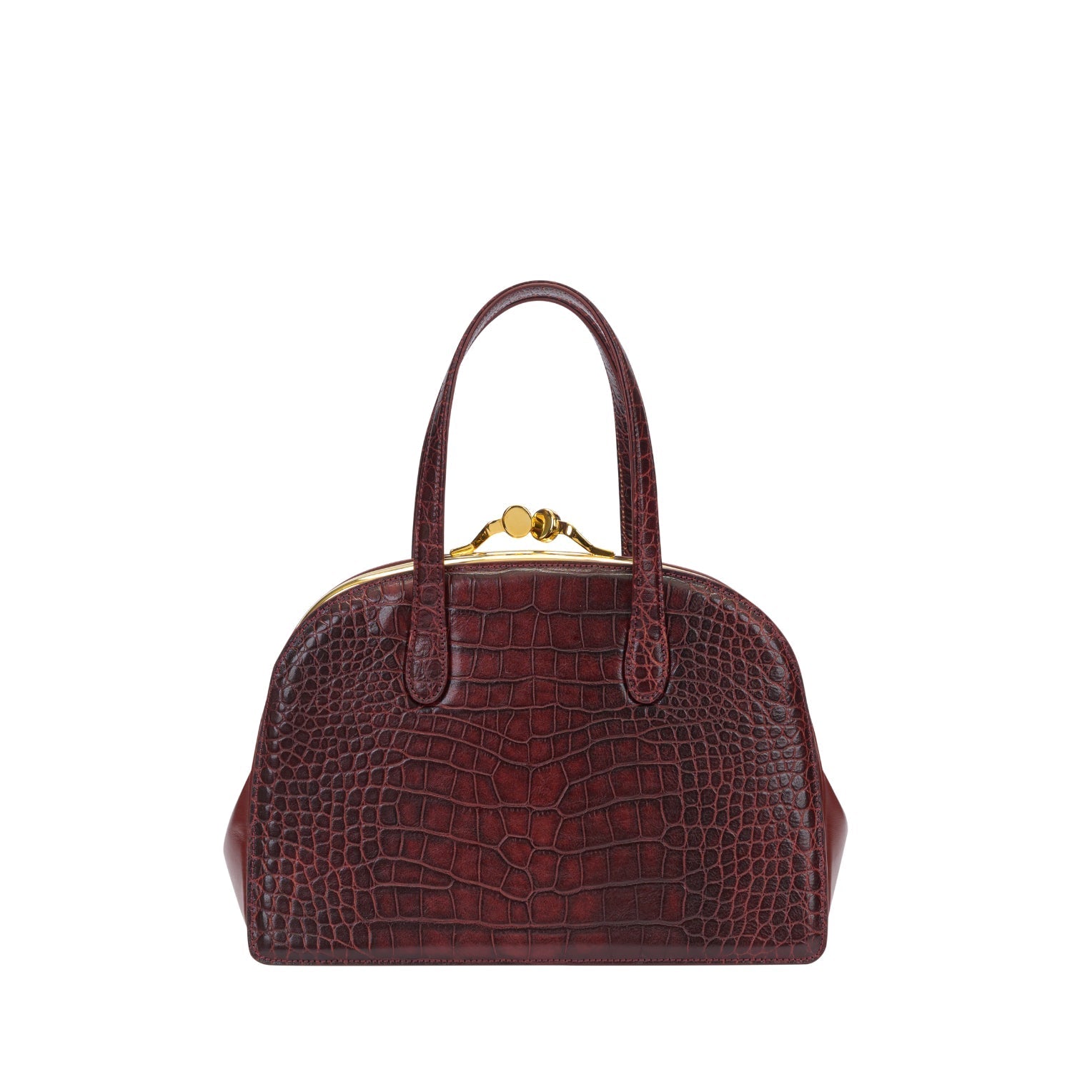 Orlandi Valentino Women's Rhea Embossed Top Handle Hand Bag