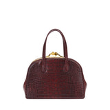 Orlandi Valentino Women's Rhea Embossed Top Handle Hand Bag